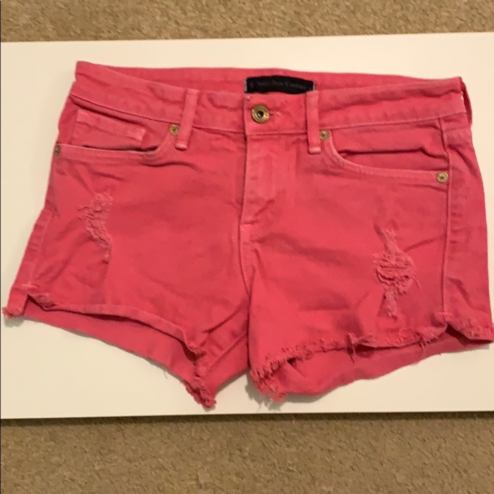 Pink Juicy Jean Couture Jean Shorts